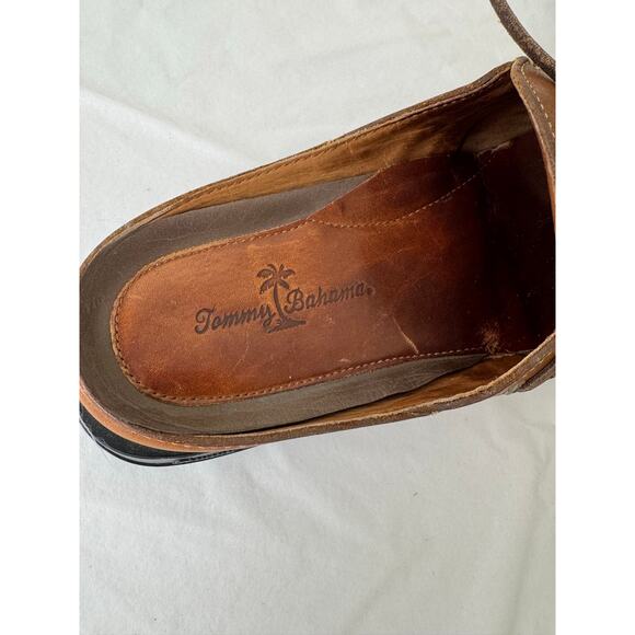 Tommy Bahama Starboard Leather Mule Loafers Brandy Men’s 8 main image 6